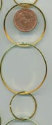Kette,  gold, rund/rund groß