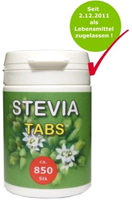 STEVIA Tabs, Vorratsdose 55g, ca. 850 Stk.
