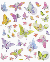 Sticker Schmetterlinge3