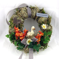 Kranz mit Ente