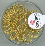 Ringerl 7mm, 60 Stück, gold