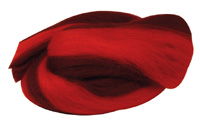 Merino Kammzug, rot